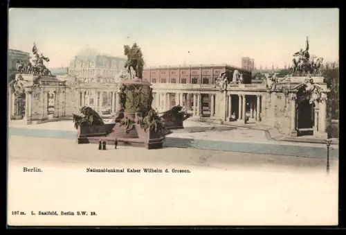 AK Berlin, Nationaldenkmal Kaiser Wilhelm d. Grossen
