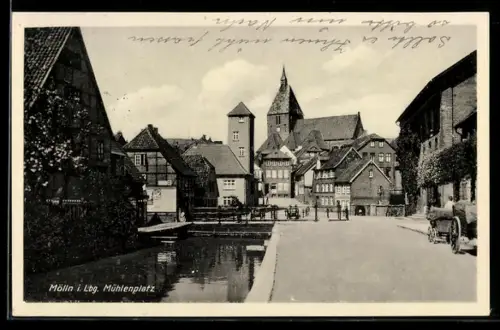 AK Mölln i. Lbg., Mühlenplatz