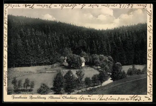 AK Altenau /Oberharz, Forsthaus Bruchberg