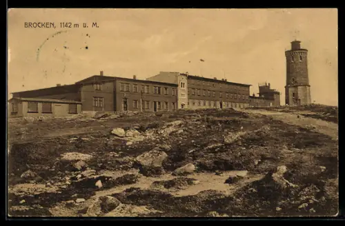 AK Brocken, Brockenhotel und Aussichtsturm