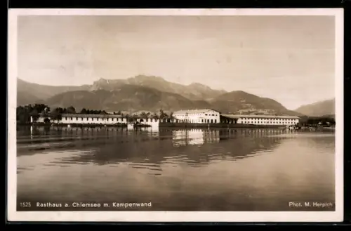 AK Chiemsee, Rasthaus m. Kampenwand