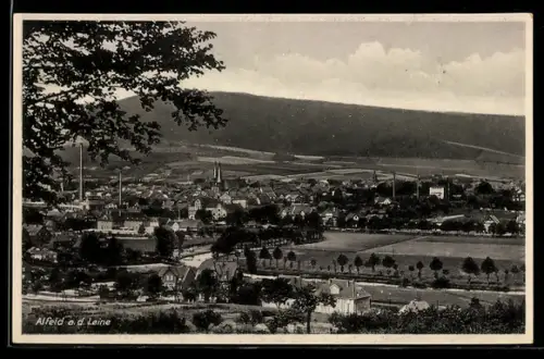 AK Alfeld a. d. Leine, Ortsansicht mit Kirche