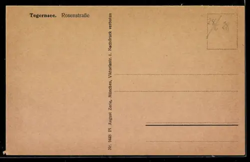 AK Tegernsee, Rosenstrasse
