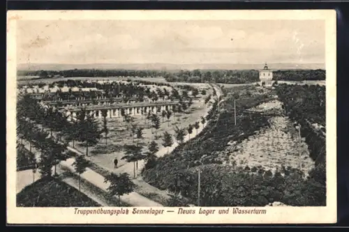 AK Sennelager, Truppenübungsplatz, Neues Lager, Wasserturm