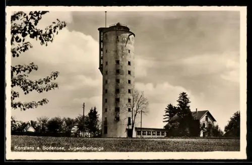 AK Konstanz a. Bodensee, Jugendherberge im Turmgebäude