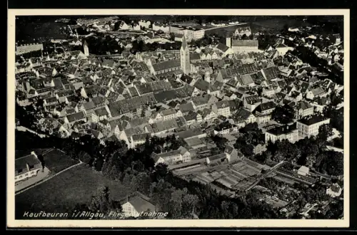 AK Kaufbeuren, Fliegeraufnahme der Stadt