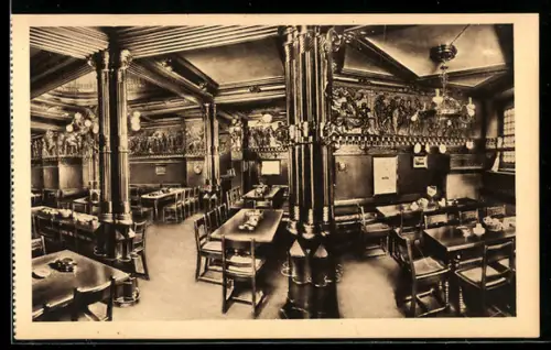 AK Leipzig, Restaurant Thüringer Hof, Die vordere Wolfsschlucht