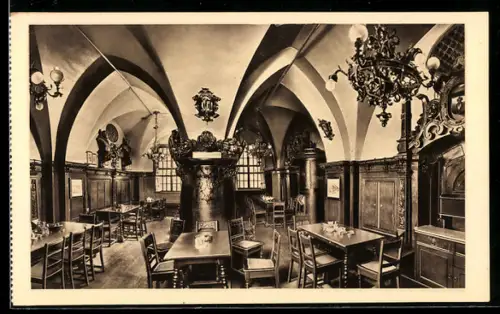 AK Leipzig, Restaurant Thüringer Hof, Die Lutherstube