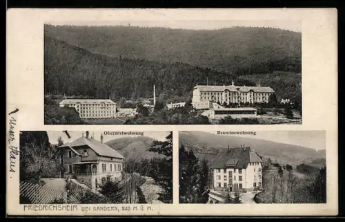 AK Friedrichsheim bei Kandern, Oberarztwohnung, Beamtenwohnung