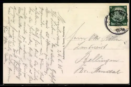 AK Nesselwang, Partie am Rathaus