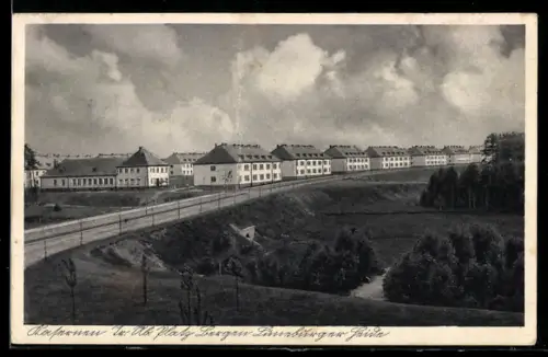 AK Bergen, Truppenübungsplatz, Blick auf Kasernen