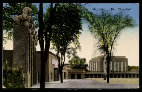 AK Magdeburg, Partie am Ehrenhof