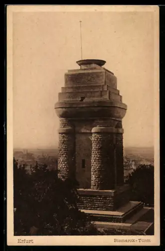 AK Erfurt, Bismarck-Turm