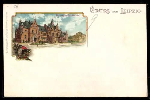 Lithographie Leipzig, Buchhändler-Börse