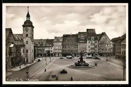 AK Freiberg i. Sa., Obermarkt