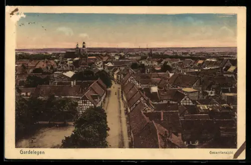AK Gardelegen, Gesamtansicht mit Kirche