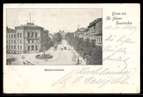 AK St. Johann-Saarbrücken, Reichsstrasse
