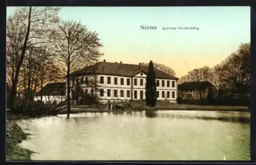 AK Nörten, Blick auf Schloss Hardenberg