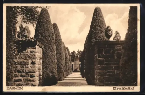 AK Barmen, Ehrenfriedhof