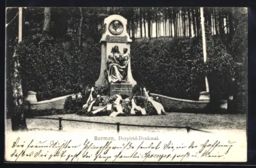 AK Barmen, Dorpfeld-Denkmal