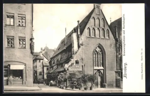 AK Nürnberg, Bratwurtstglöcklein und Moritzkapelle