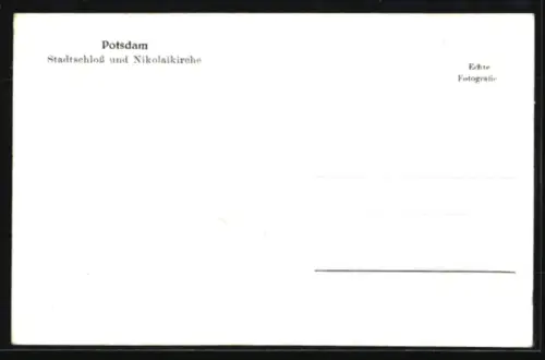 AK Potsdam, Stadtschloss