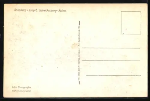 AK Annaberg i. Erzgeb., Schreckenberg-Ruine