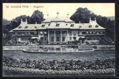 AK Dresden-Pillnitz, Kgl. Lustschloss, Bergpalais