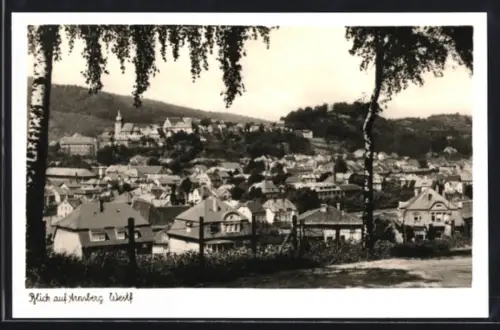 AK Arnsberg / Sauerland, Blick auf den Ort