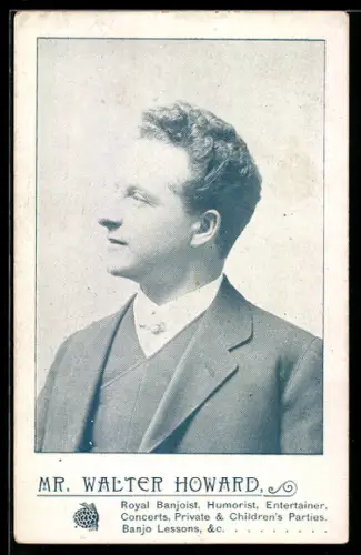 AK Komiker Walter Howard im Profil