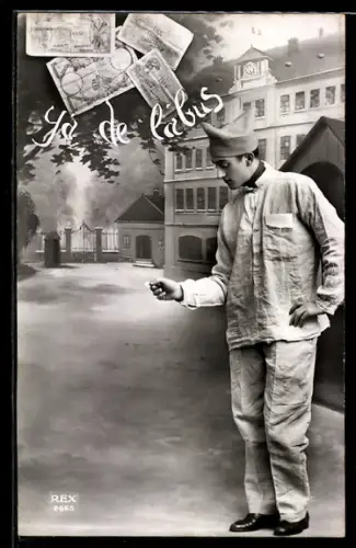 AK Yá de l`ábus, Soldat mit der letzten Münze, Geldscheine