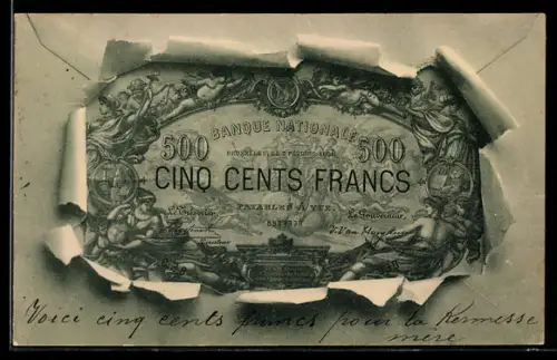 AK Banque Nationale, Cinq Cents Francs