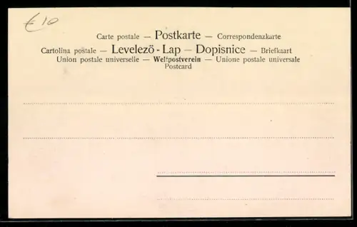 AK Geldschein Fünzig Francs