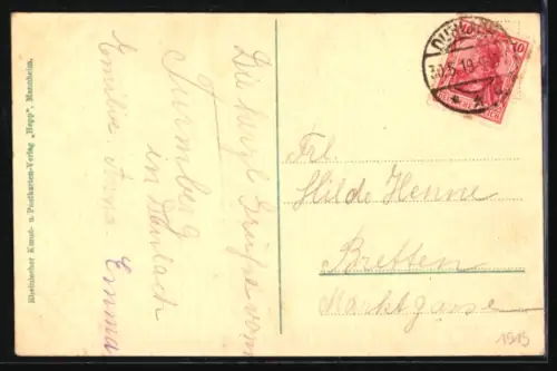 AK Durlach, Durlach mit Turmberg