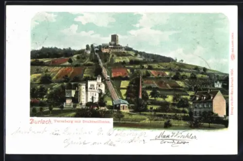 AK Durlach, Turmberg und Drahtseilbahn