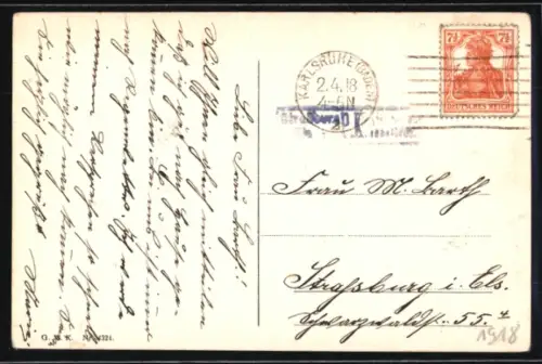 AK Durlach, Partie am Turmberg