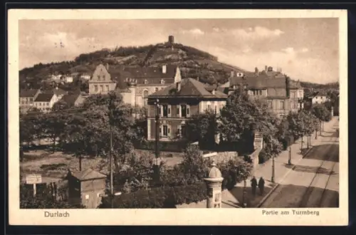 AK Durlach, Partie am Turmberg