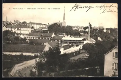 AK Pithiviers, Panorama côté est, la Tannery