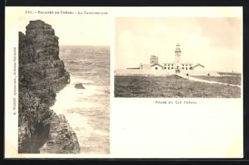 AK Cap Fréhel, Falaises et Phare de la Fauconnière
