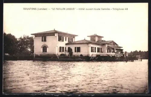 AK Soustons /Landes, Le Pavillon Landais, Hôtel ouvert toute l`année