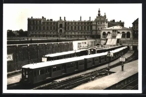 AK Saint-Germain-en-Laye, Le Château et la Gare