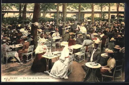 AK Vichy, Un Coin de la Restauration