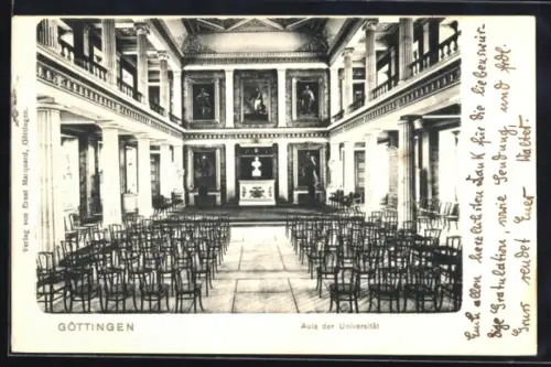 AK Göttingen, Aula der Universität