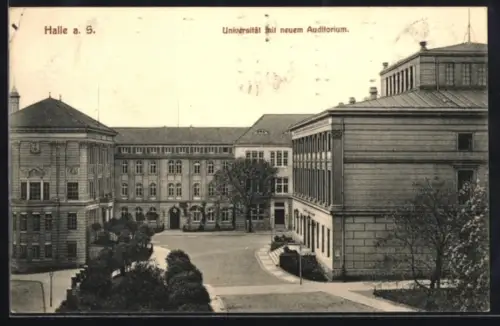 AK Halle a. S., Universität mit neuem Auditorium
