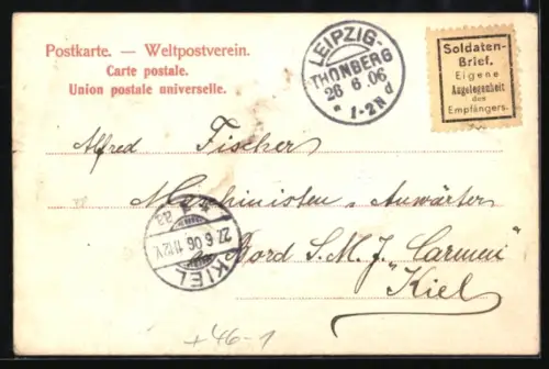 AK Leipzig, Flossplatz, Strassenbahn, Wohnhäuser