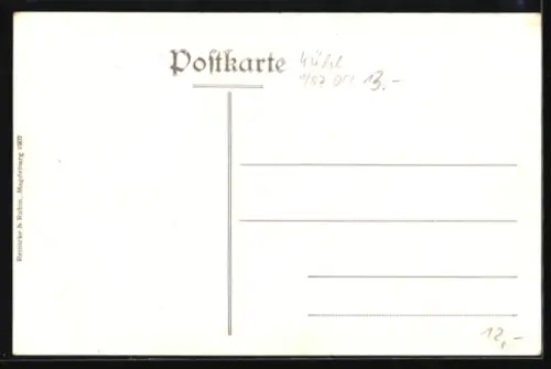 AK Lübeck, Breite Strasse mit Rathaus