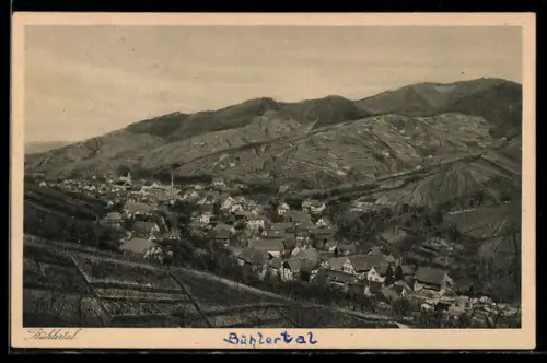 AK Bühl /Bühlertal, Teilansicht