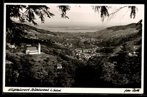 AK Bühlertal i. Schw., Teilansicht mit Kirche