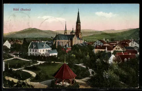 AK Bühl / Baden, Totalansicht