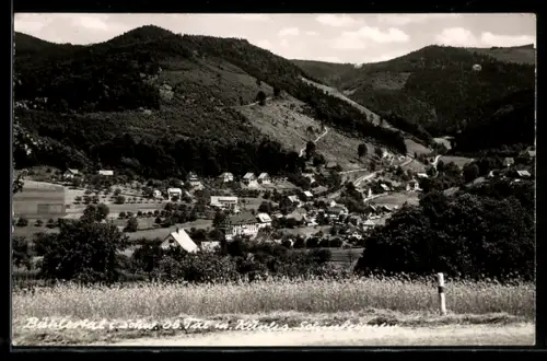 AK Bühlertal i. Schw., Ob. Tal mit Kurhaus Schindelpeter